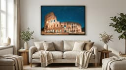 Quadro Decorativo Coliseu Italia