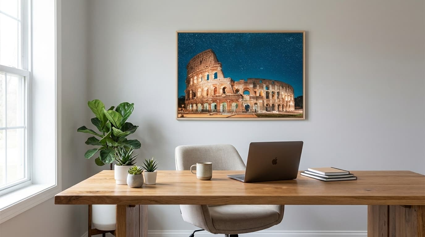 Quadro Decorativo Coliseu Italia