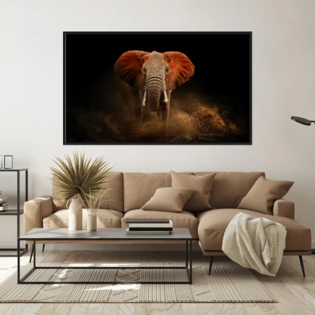 Quadro Decorativo Elefante