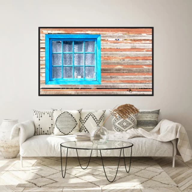 Quadro Decorativo Janela Antiga