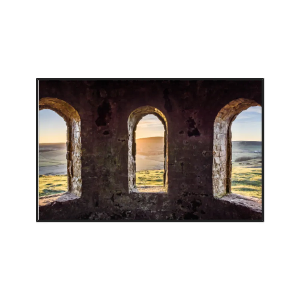 Quadro Decorativo Janela De Castelo