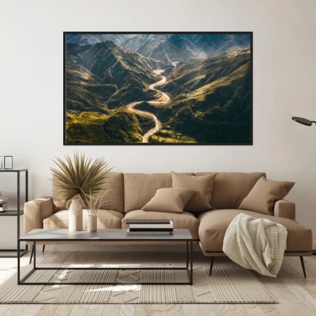 Quadro Decorativo Montanha Em Taiwan