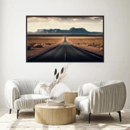 Quadro Decorativo Estrada Com Montanhas