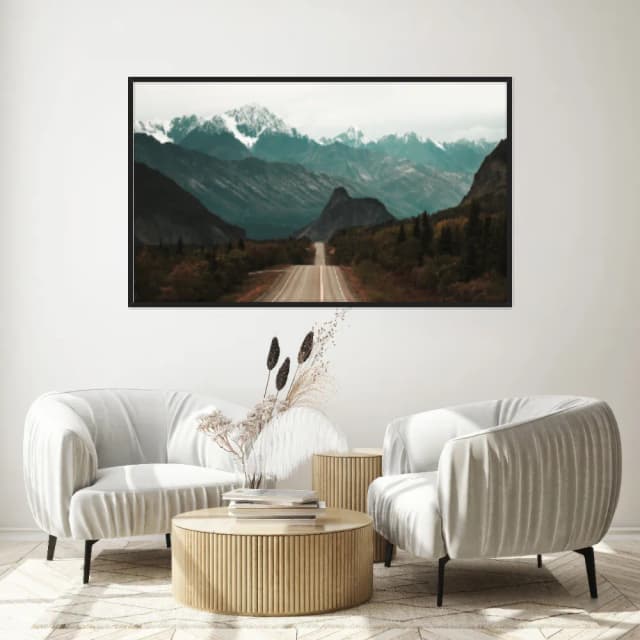 Quadro Decorativo Estrada Com Montanhas