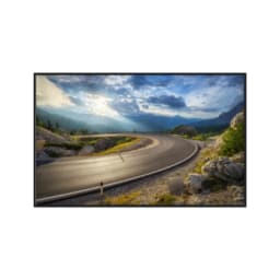 Quadro Decorativo Estrada Com Pôr Do Sol