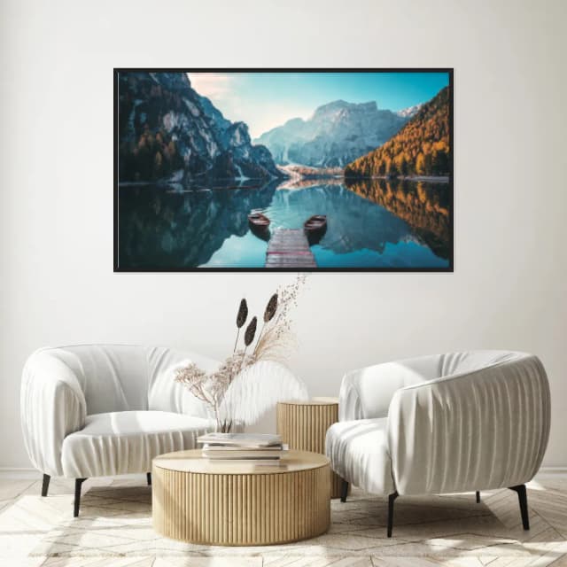 Quadro Decorativo Vista De Montanha