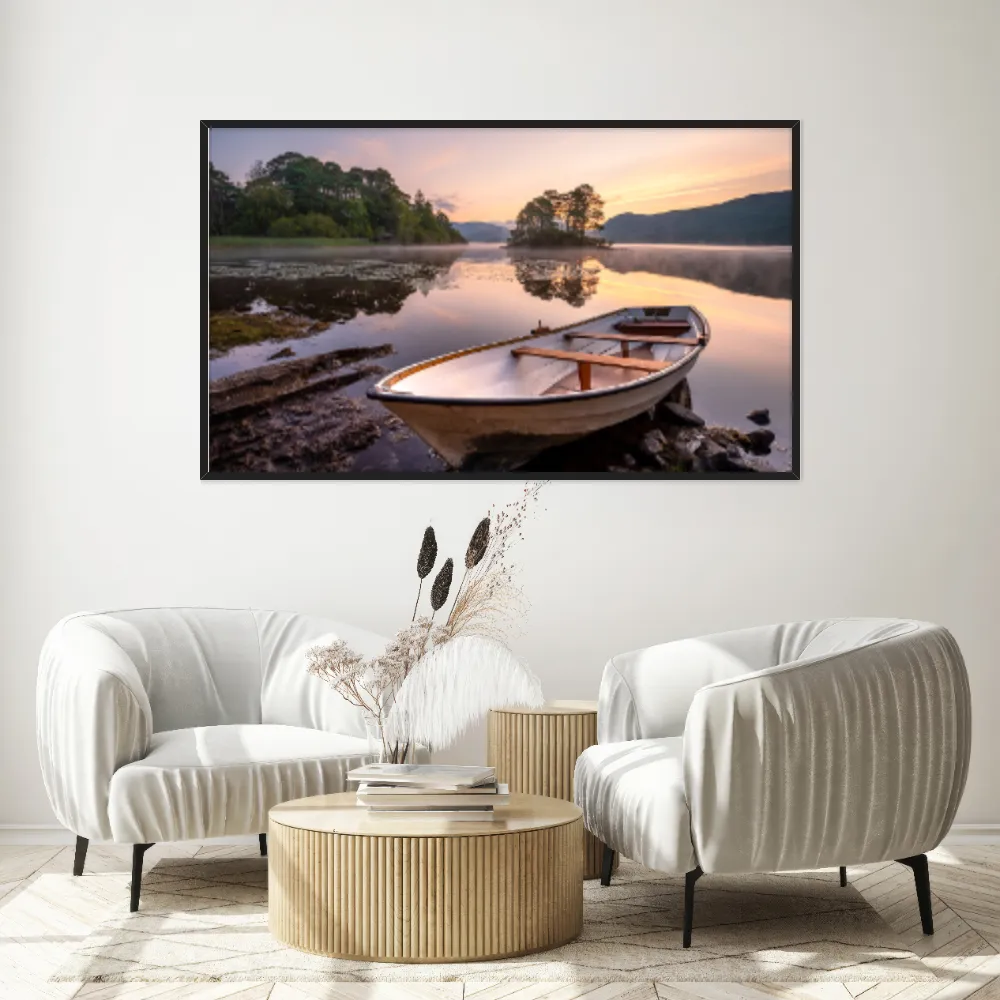 Quadro Decorativo No Lago