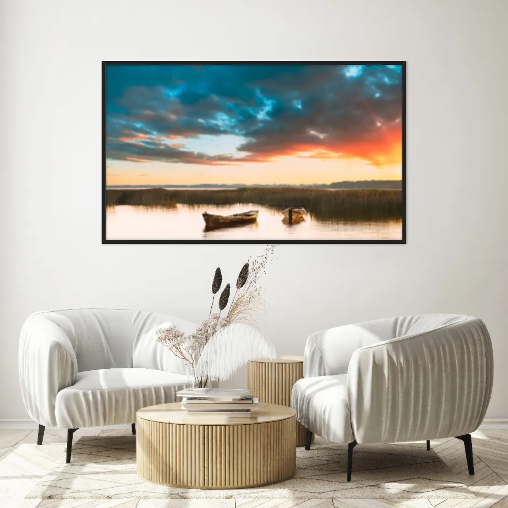 Quadro Decorativo No Lago