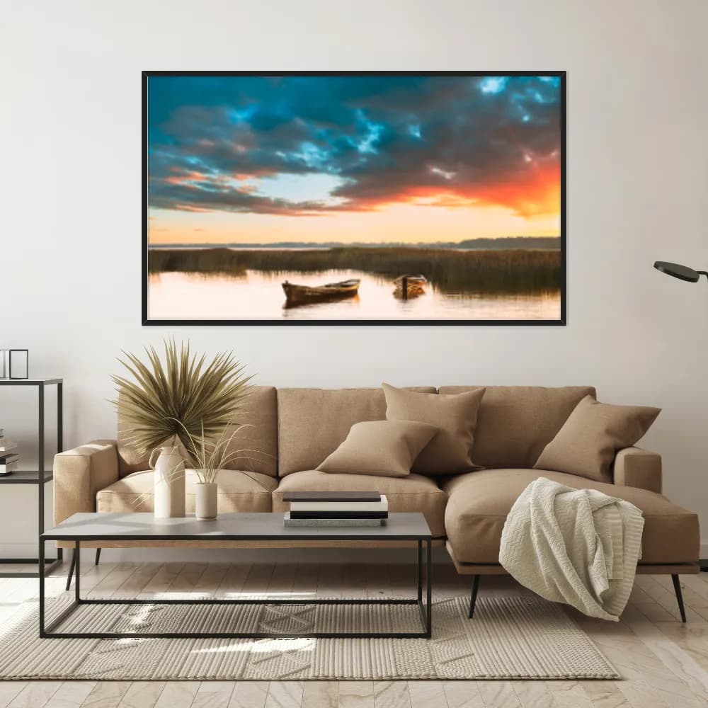 Quadro Decorativo No Lago