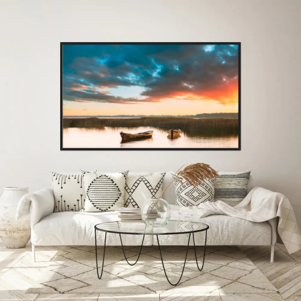 Quadro Decorativo No Lago
