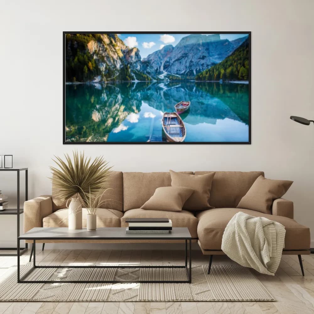 Quadro Decorativo Vista De Montanha