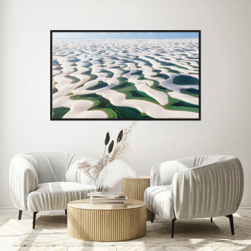 Quadro Decorativo Dunas De Areia Branca