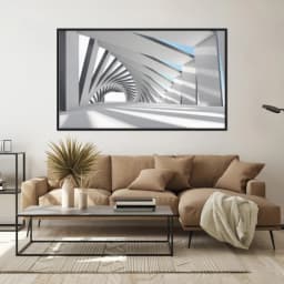 Quadro Decorativo Construção Geométrica