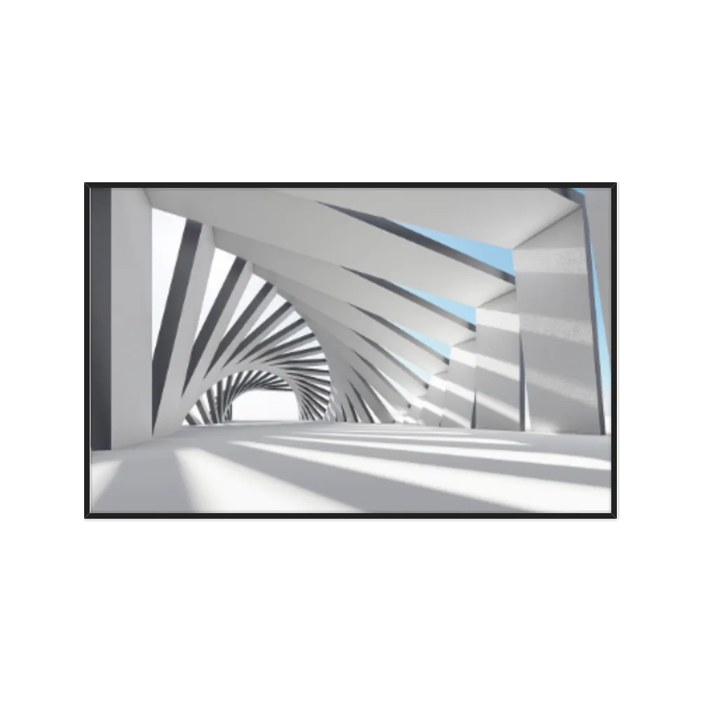 Quadro Decorativo Construção Geométrica