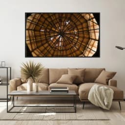 Quadro Decorativo Estrutura De Madeira