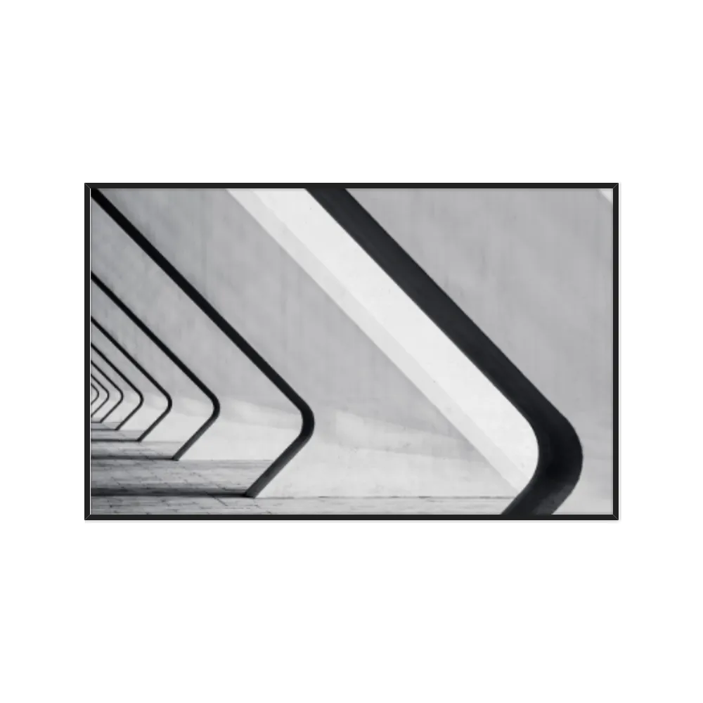 Quadro Decorativo Pilares Diagonais