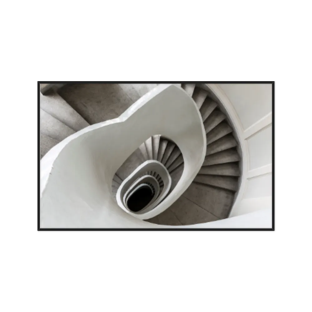 Quadro Decorativo Escultura Espiral Abstrata