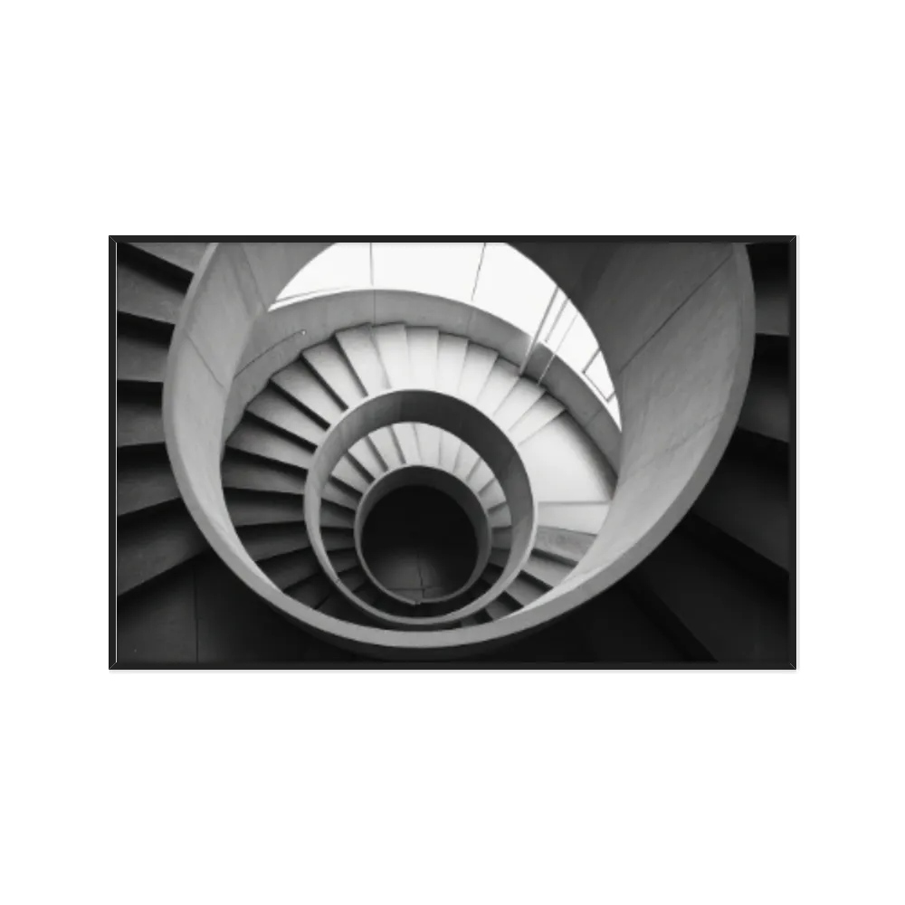 Quadro Decorativo Escada Espiral Conceitual