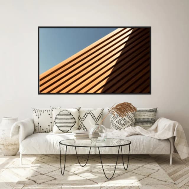 Quadro Decorativo Estrutura De Madeira