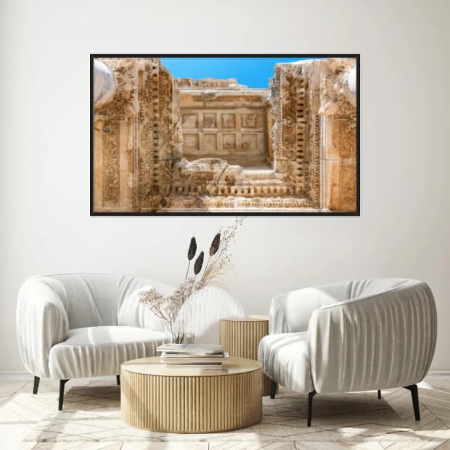 Quadro Decorativo Ruinas Da Biblioteca Celsius