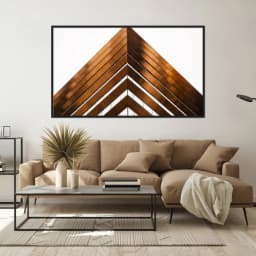 Quadro Decorativo Fachada Edificio De Bronze