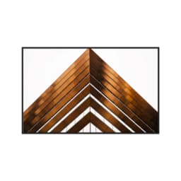 Quadro Decorativo Fachada Edificio De Bronze