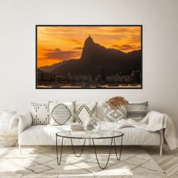 Quadro Decorativo Cristo Redentor Rio De Janeiro