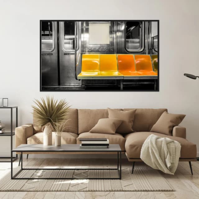 Quadro Decorativo Metro Nova York