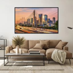 Quadro Decorativo Ponte Octavio Frias Sao Paulo