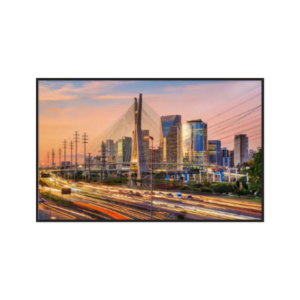 Quadro Decorativo Ponte Octavio Frias Sao Paulo