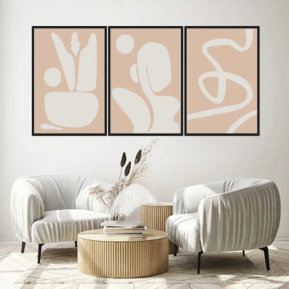 Kit Quadros Decorativos Minimalista