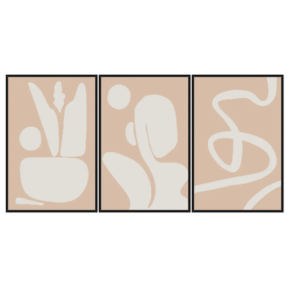 Kit Quadros Decorativos Minimalista