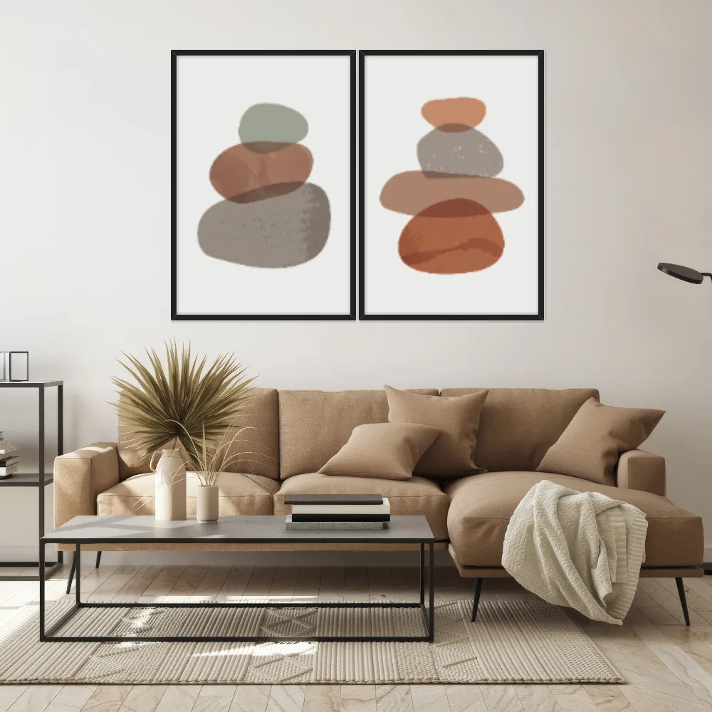 Kit Quadros Decorativos Orgânico