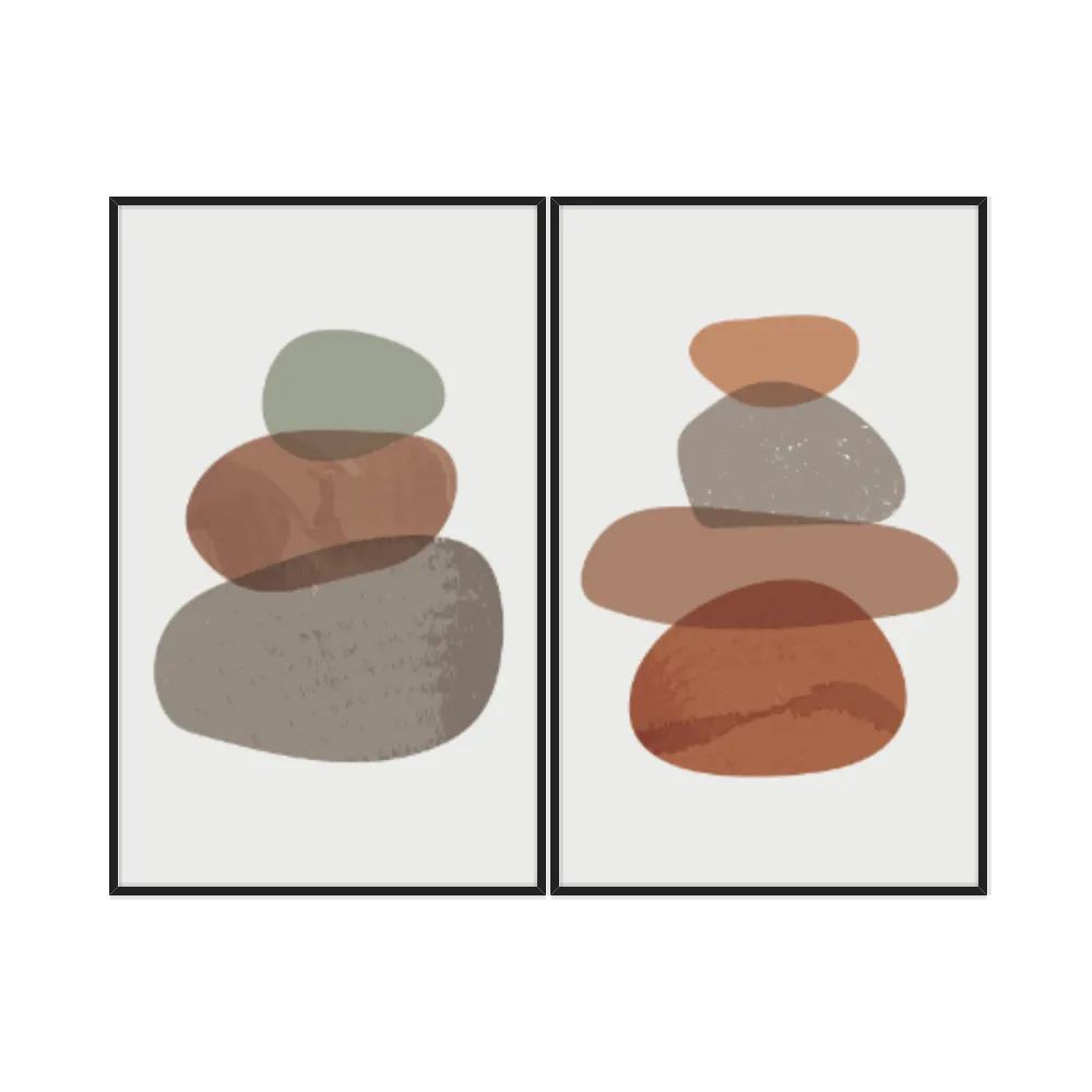 Kit Quadros Decorativos Orgânico