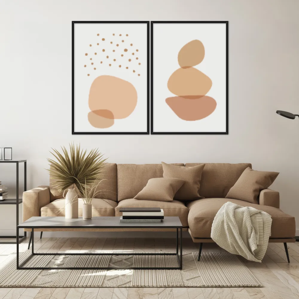 Kit Quadros Decorativos Orgânico