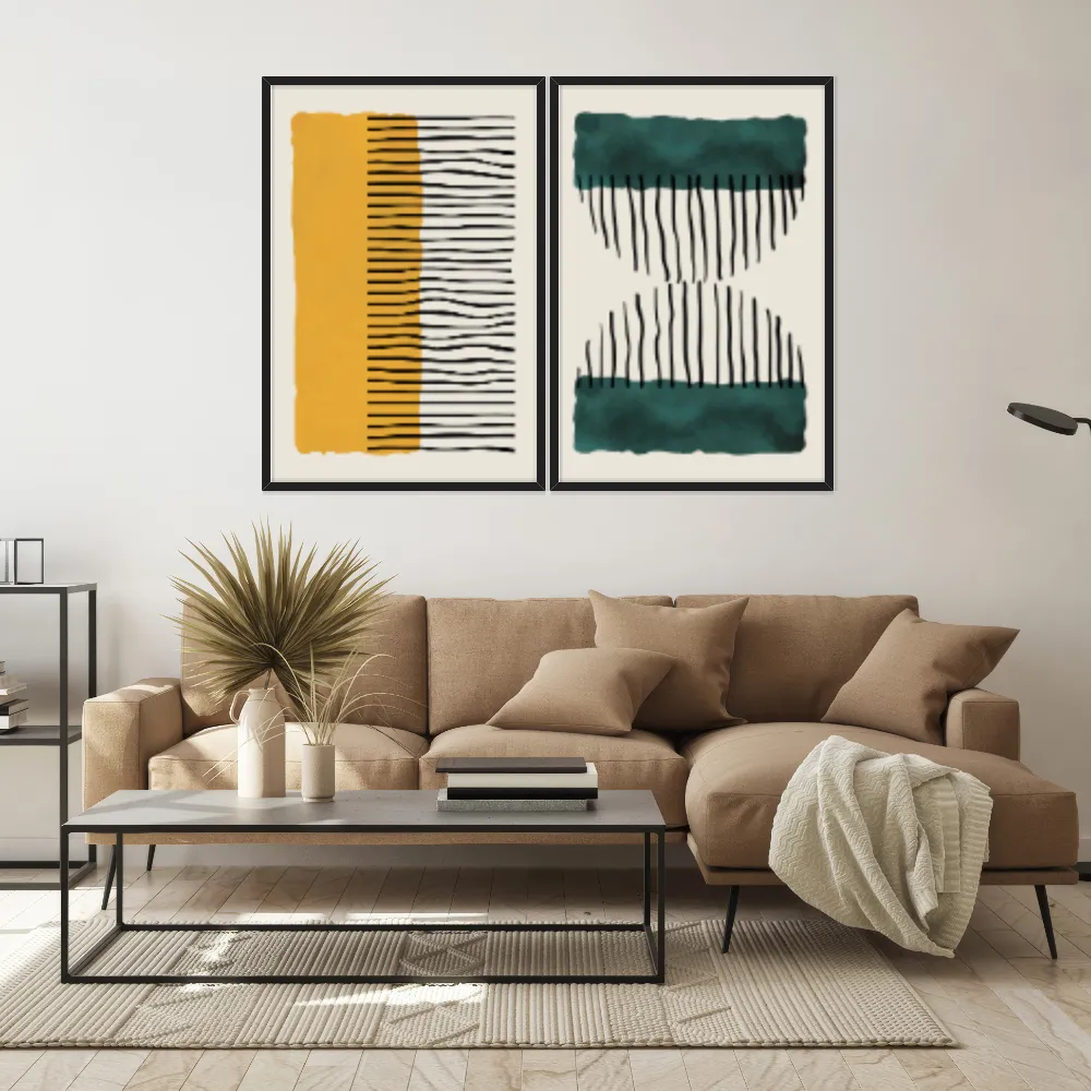 Kit Quadros Decorativos Formas