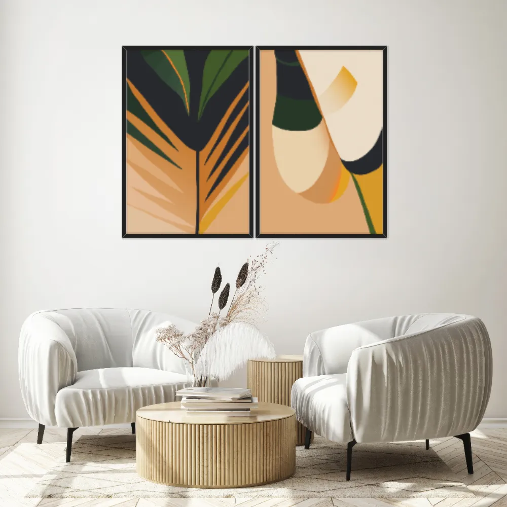 Kit Quadros Decorativos Tropical