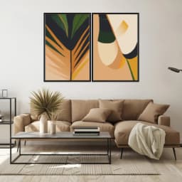 Kit Quadros Decorativos Tropical