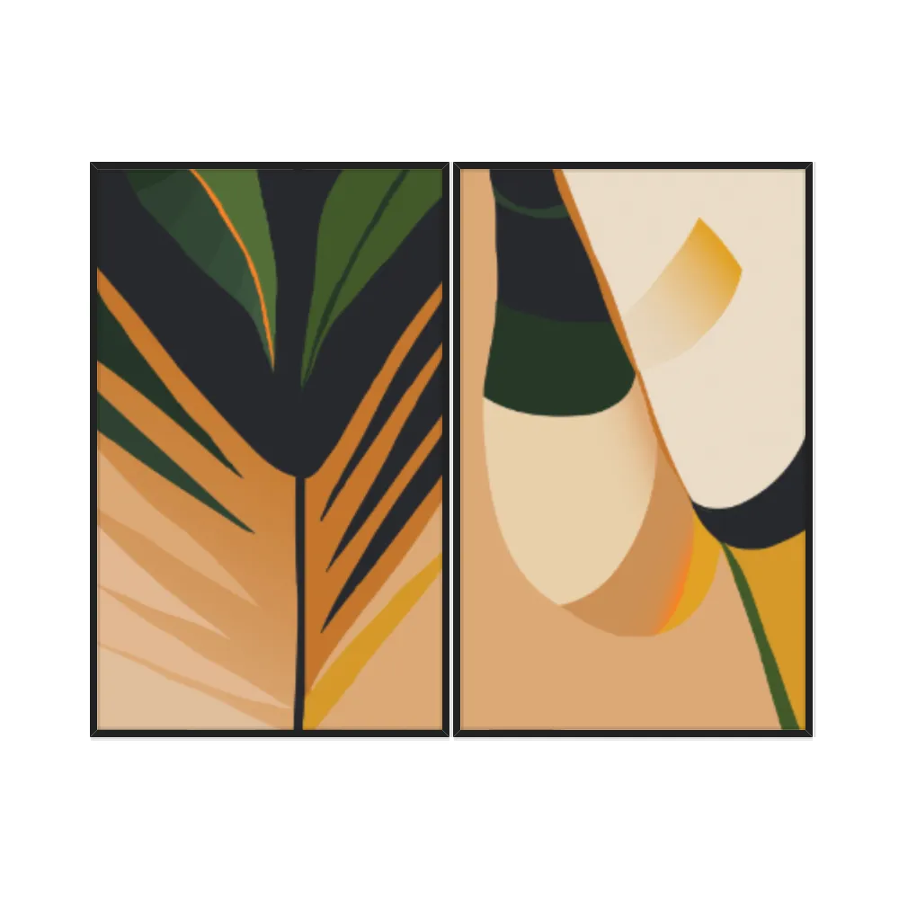 Kit Quadros Decorativos Tropical