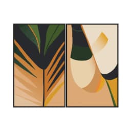Kit Quadros Decorativos Tropical
