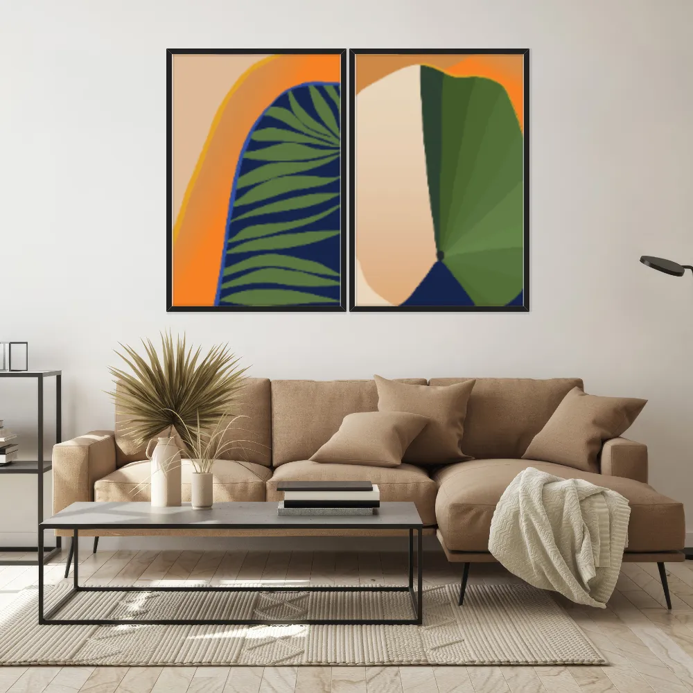 Kit Quadros Decorativos Tropical
