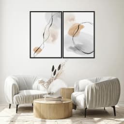 Kit Quadros Decorativos Minimalista