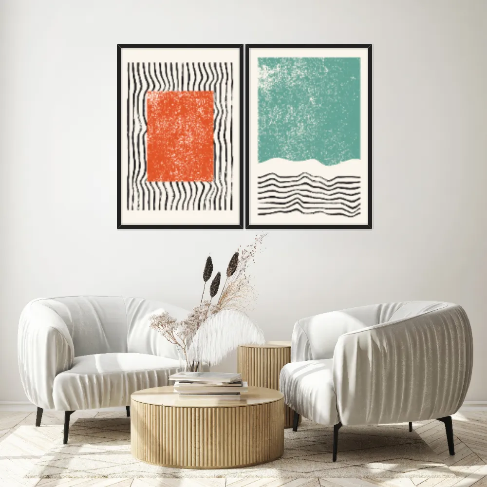 Kit Quadros Decorativos Formas
