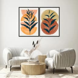 Kit Quadros Decorativos Tropical