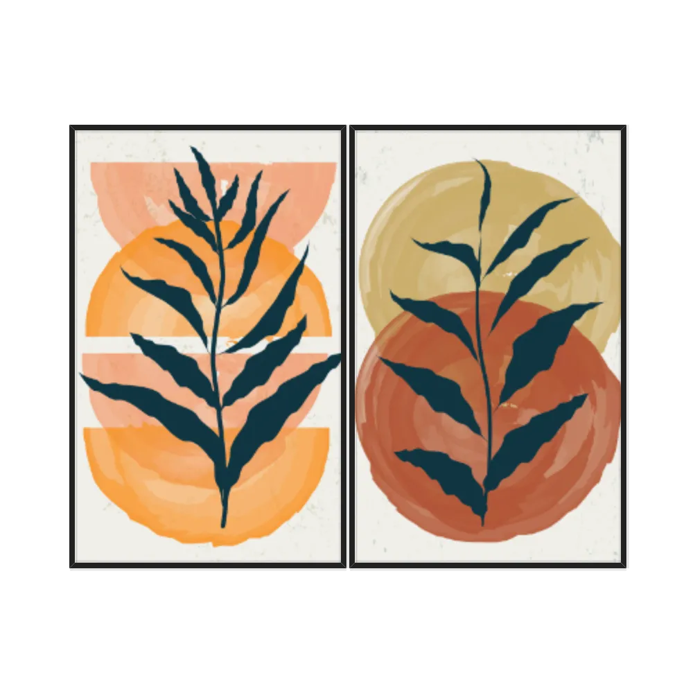 Kit Quadros Decorativos Tropical