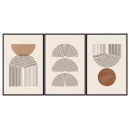 Kit Quadros Decorativos Minimalista Boho