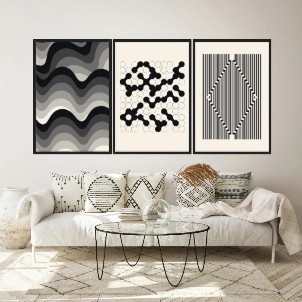 Kit Quadros Decorativos Minimalista