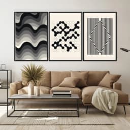 Kit Quadros Decorativos Minimalista