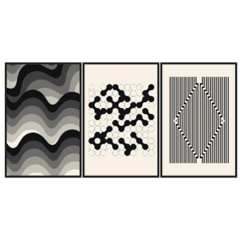 Kit Quadros Decorativos Minimalista