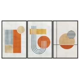 Kit Quadros Decorativos Geométrico